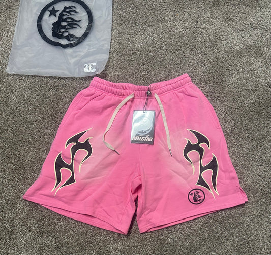 HELLSTAR Flame Pink Shorts
(S/M/L)